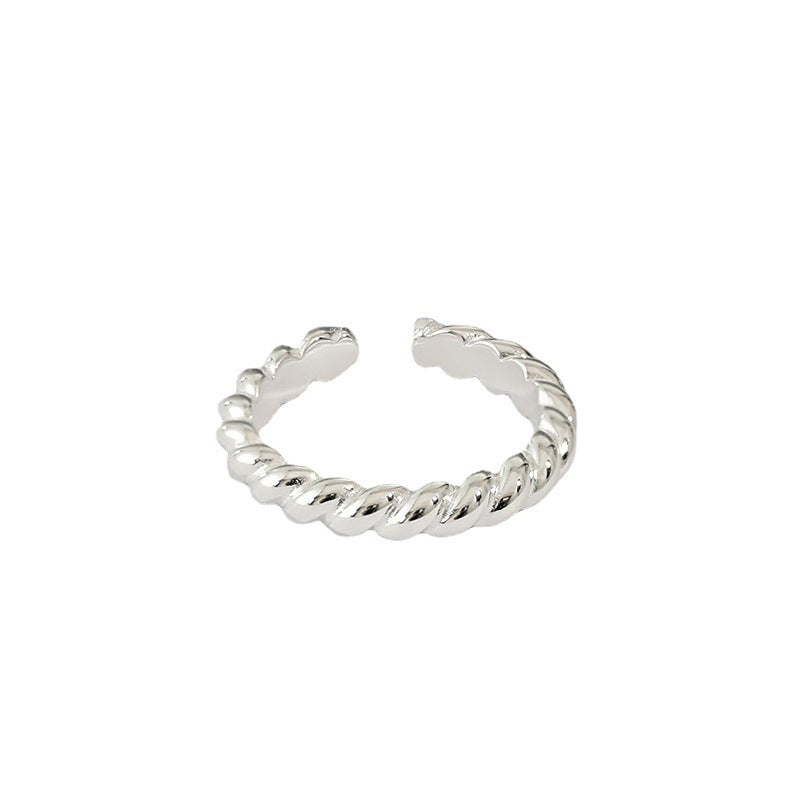Twisted Rope Open Ring – image 5