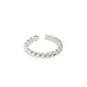 Rhodium Plated / US7 #opening adjustable