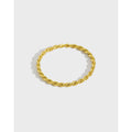 Twisted Rope Stacking Ring