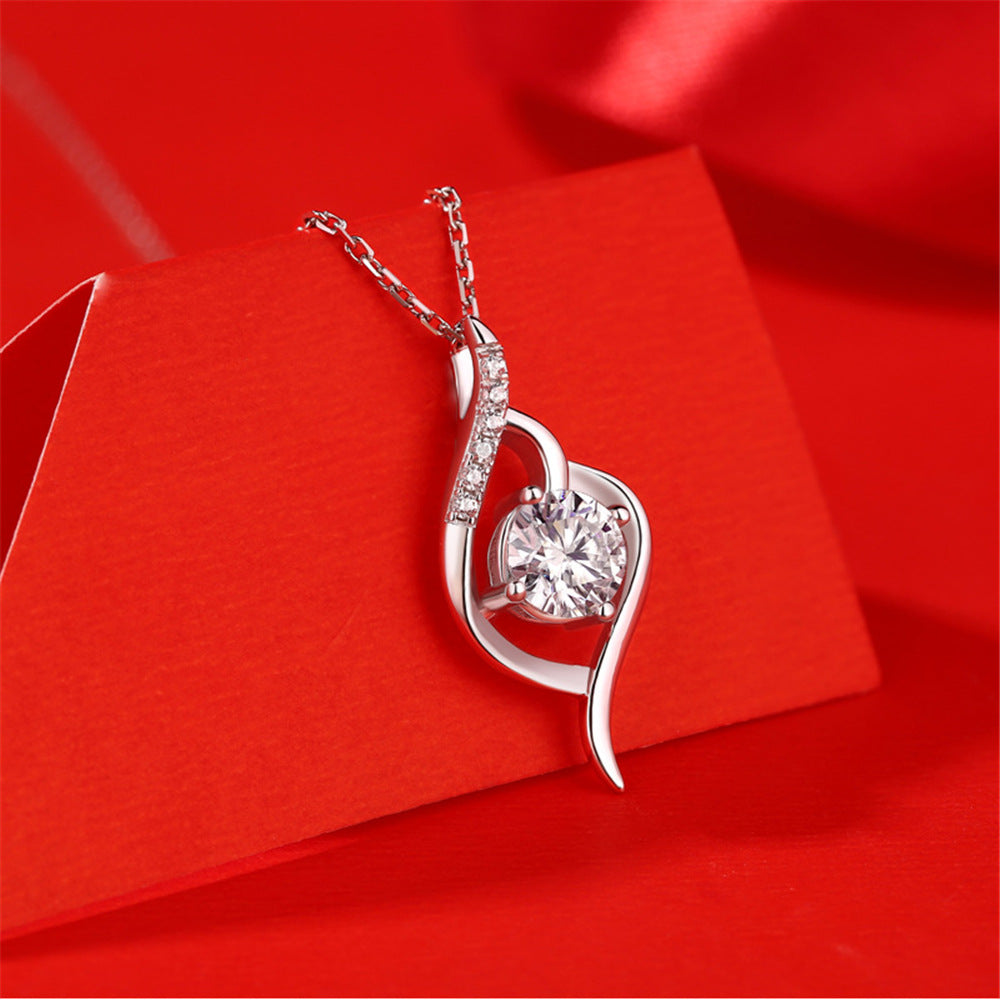 Ultra-Sparkling Moissanite Necklace – image 4