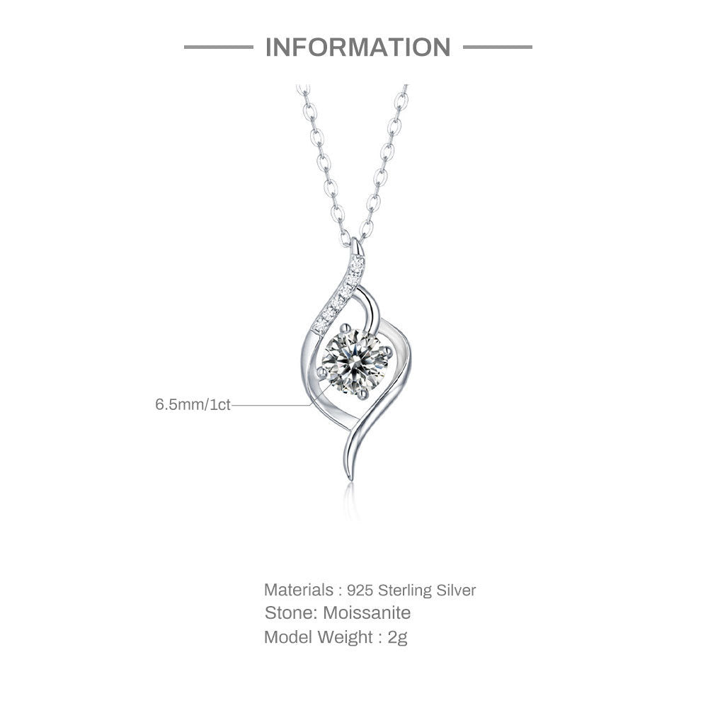 Ultra-Sparkling Moissanite Necklace – image 6