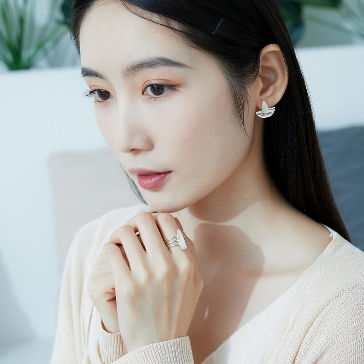 Vintage White Shell Ring – vintage jewelry wholesale suppliers