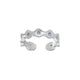Rhodium Plated / 8# adjustable