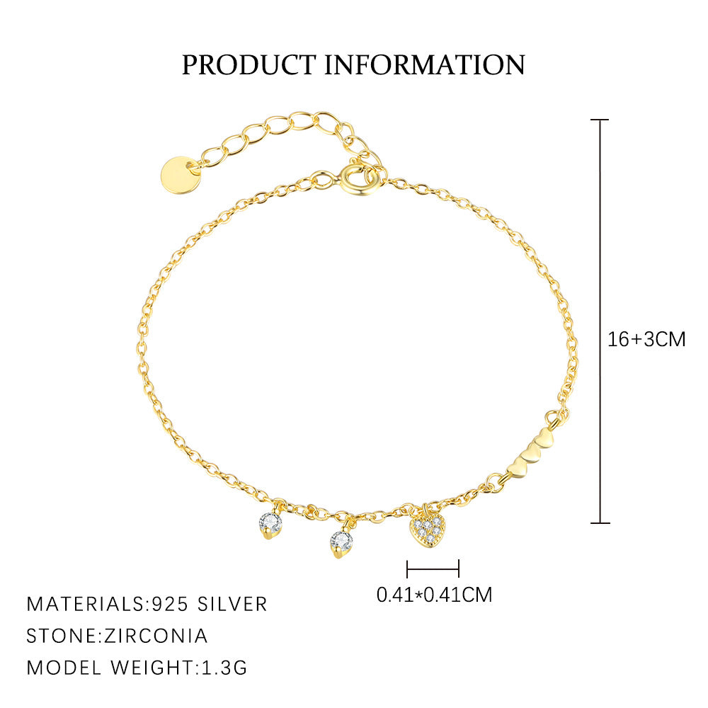 Zircon Bracelet YCS177 – image 5