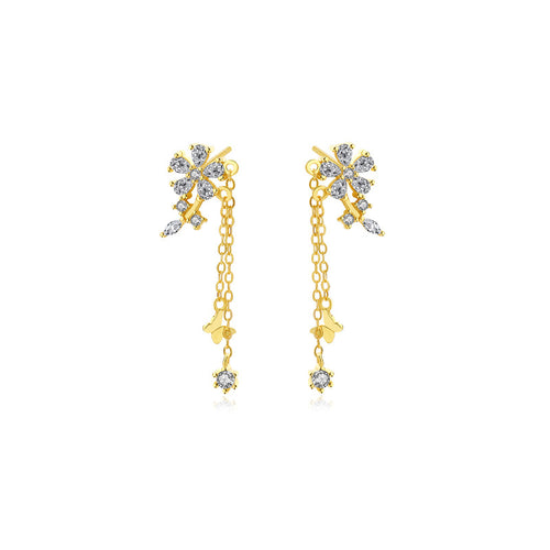 Zircon Drop Earrings