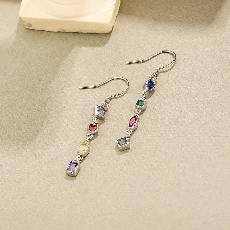 30mm Zircon Hook Drop Earrings – image 5