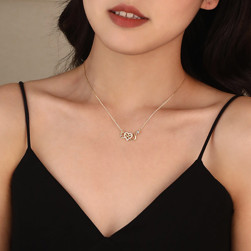 Zircon Figure-8 Necklace – image 4