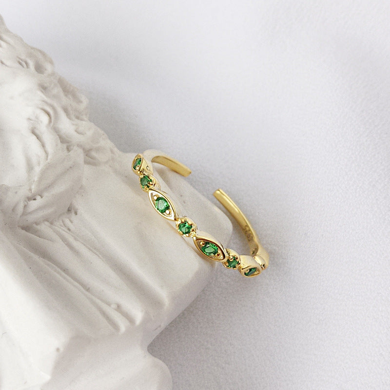 Slim Zircon Stacking Ring