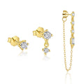 Zircon Stud Earrings YCE310
