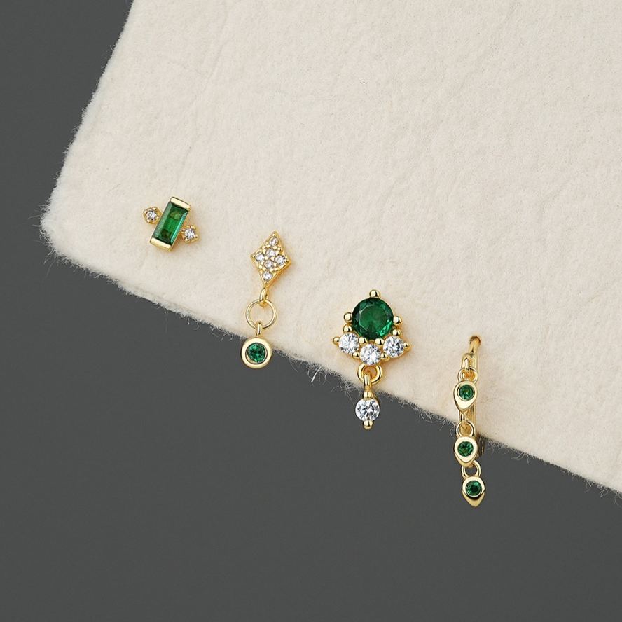 Celestial Zircon Stud Earrings – stud earrings in bulk