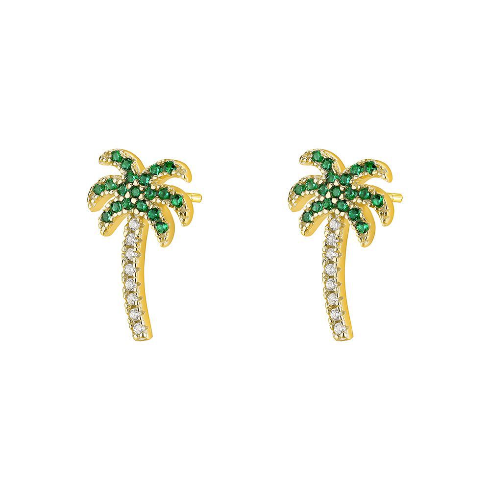 Zircon Stud Earrings YCE336 – image 8