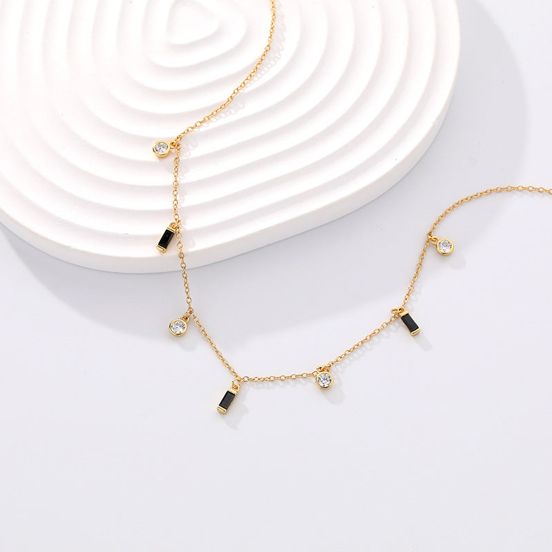 Zircon Tassel Necklace – image 6