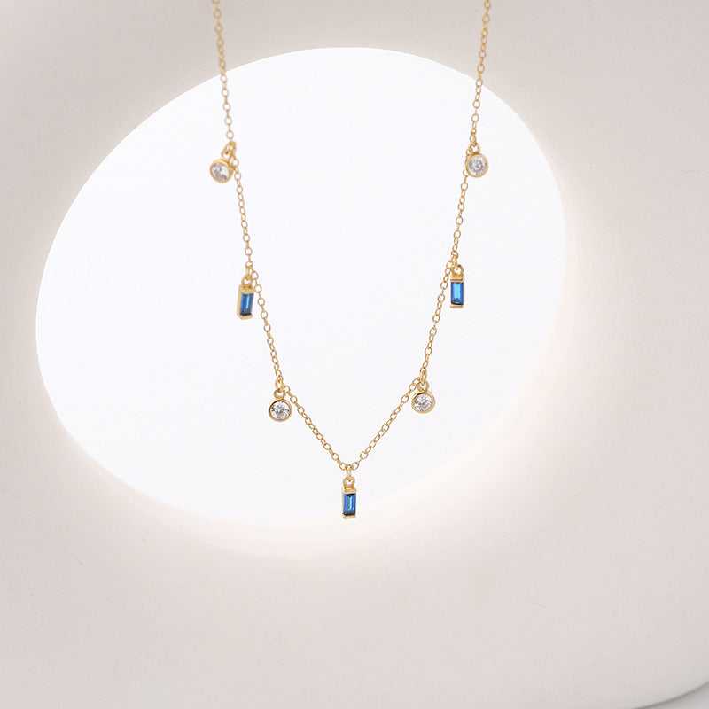 Zircon Tassel Necklace – image 7