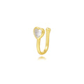 Zircon U-Shaped Ear Cuff – image 5