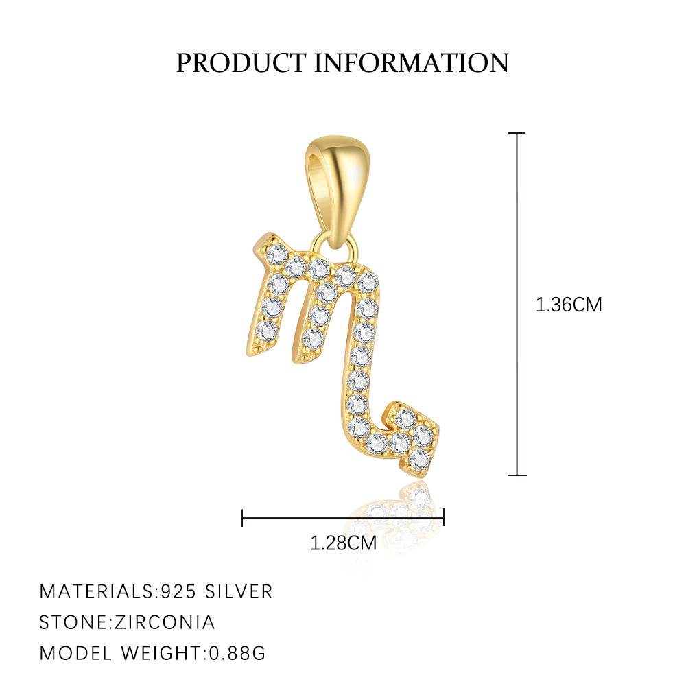 Zircon Zodiac Pendant – image 13