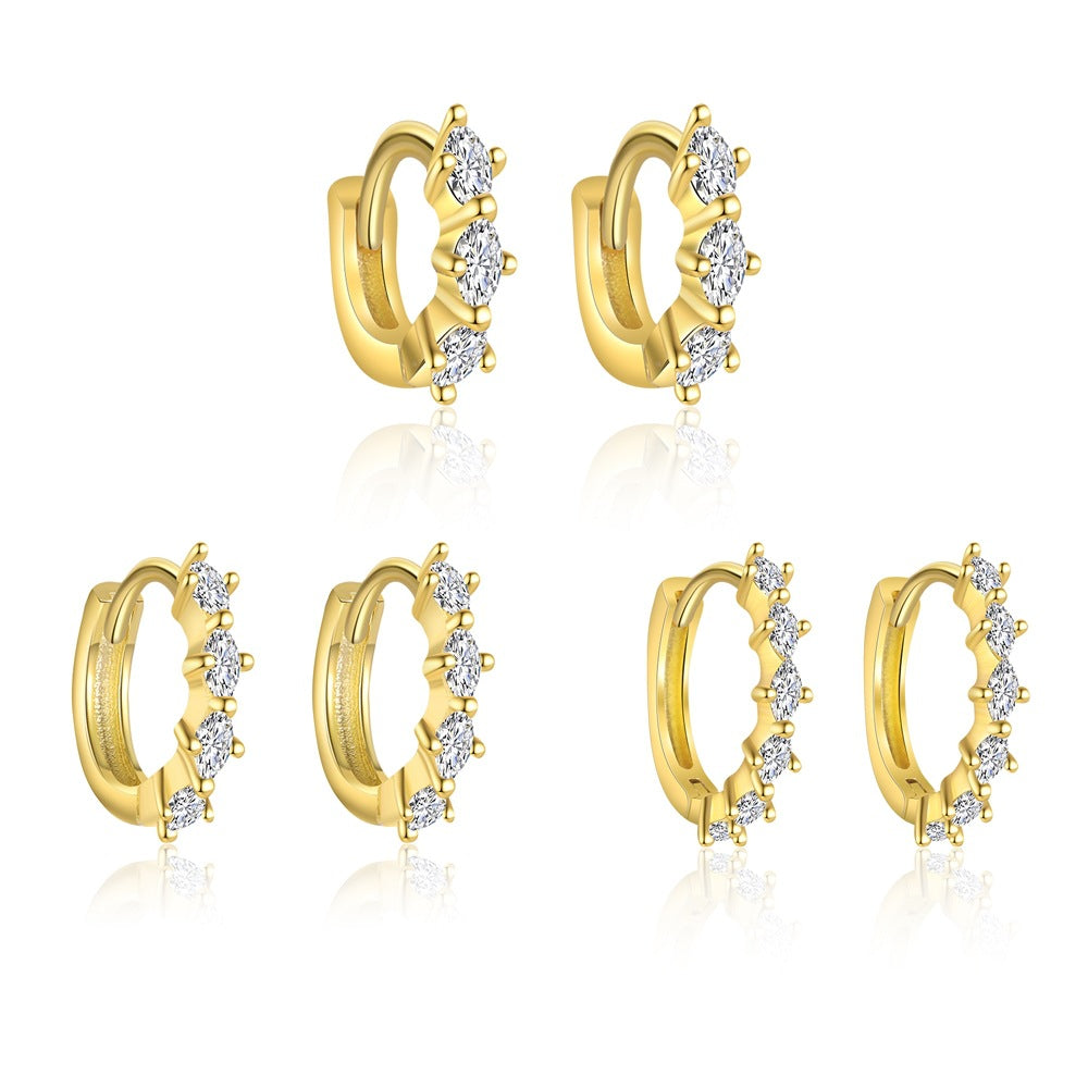 Zirconia Drop Earrings YCE220