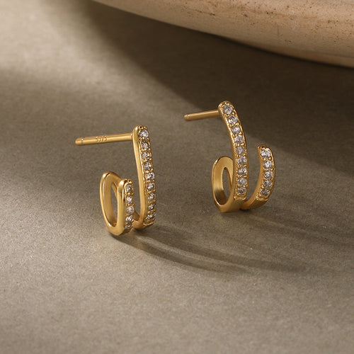 Zirconia Earrings – stud earrings in bulk